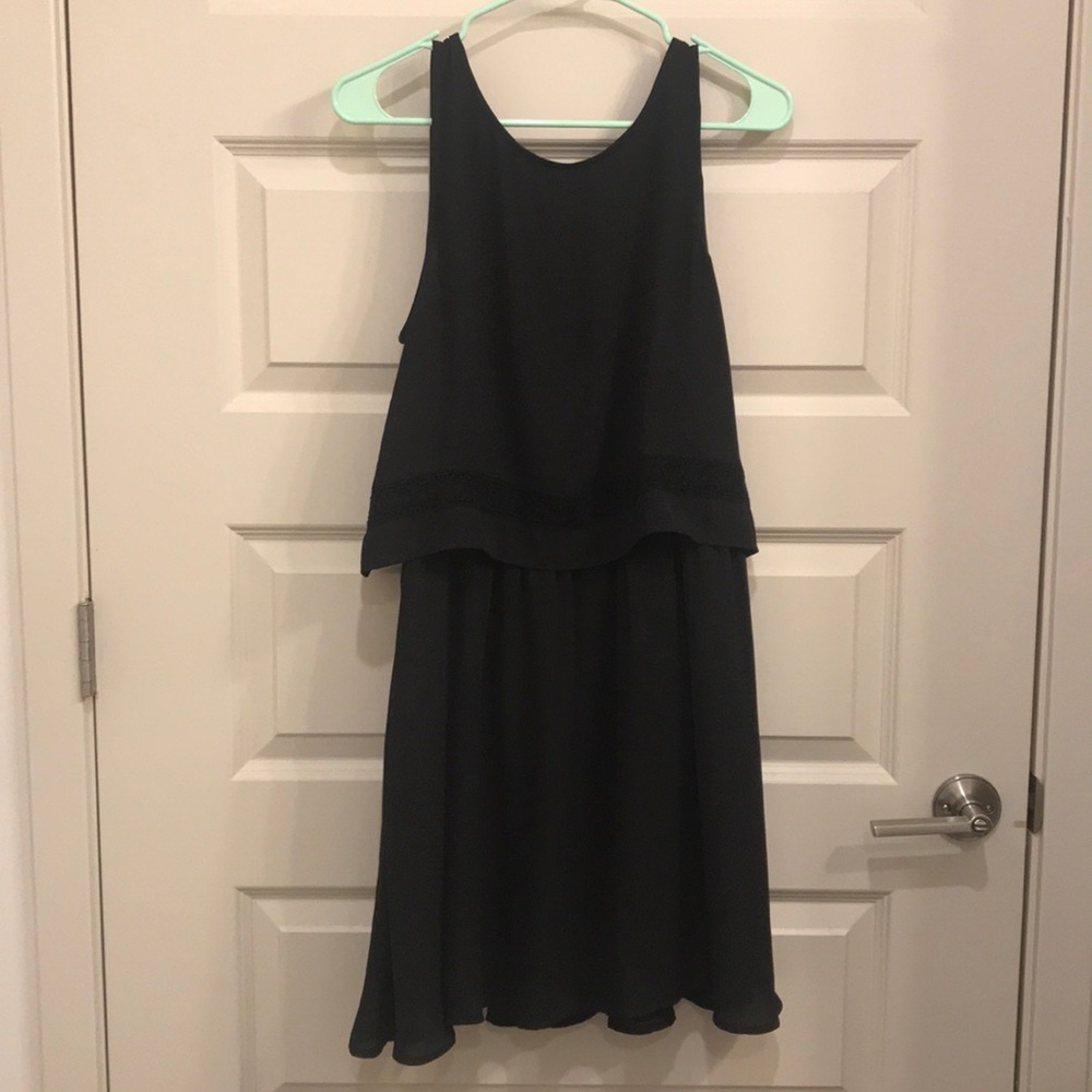 Black cocktail dress